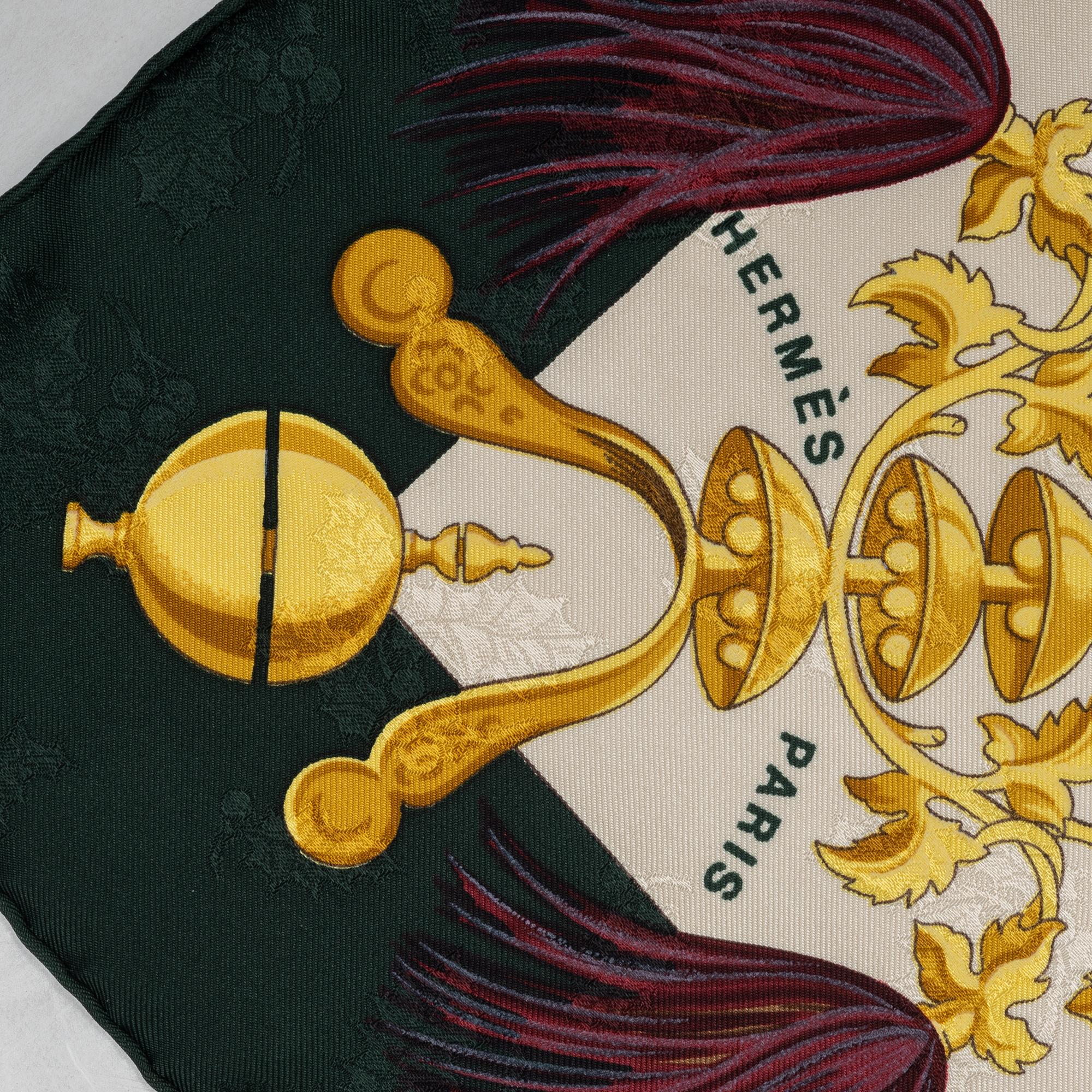 Hermès, scarf, "Plumes et Grelots".