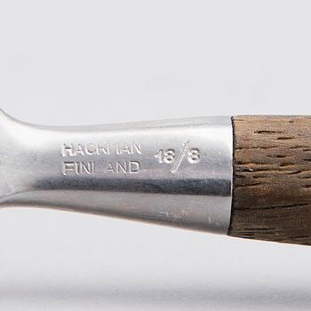 BERTEL GARDBERG, BESTICK, 32 delar, "Lion de Luxe" samt "Triennale", Hackman samt Fiskars, Finland.