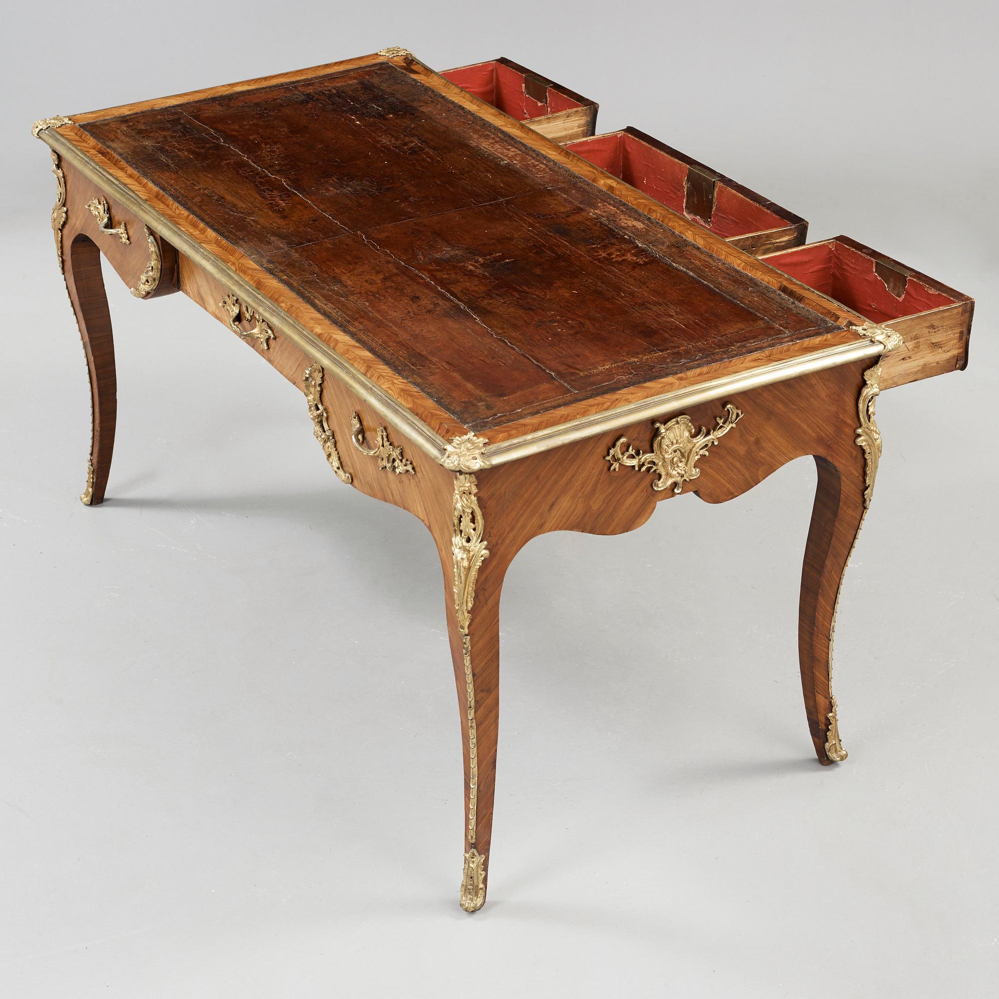 A Louis XV mid 18th century writing table.