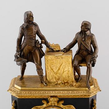 BORDSPENDYL, senempire, Frankrike, 1800-talets mitt.