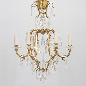 Paavo Tynell, a mid-20th century '1465/6' chandelier for Taito.