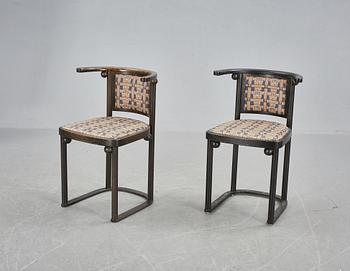 STOLAR, ett par, "Fladdermus", Josef Hoffmann, Wittmann.