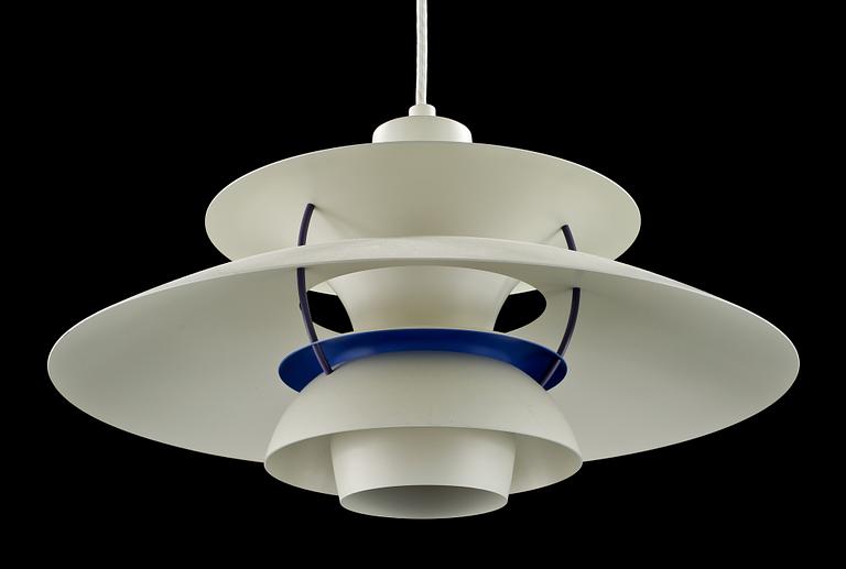 TAKLAMPA, "PH-lampa", Poul Henningsen, Louis Poulsen, 1900-talets fjärde kvartal. Höjd ca 29 cm.