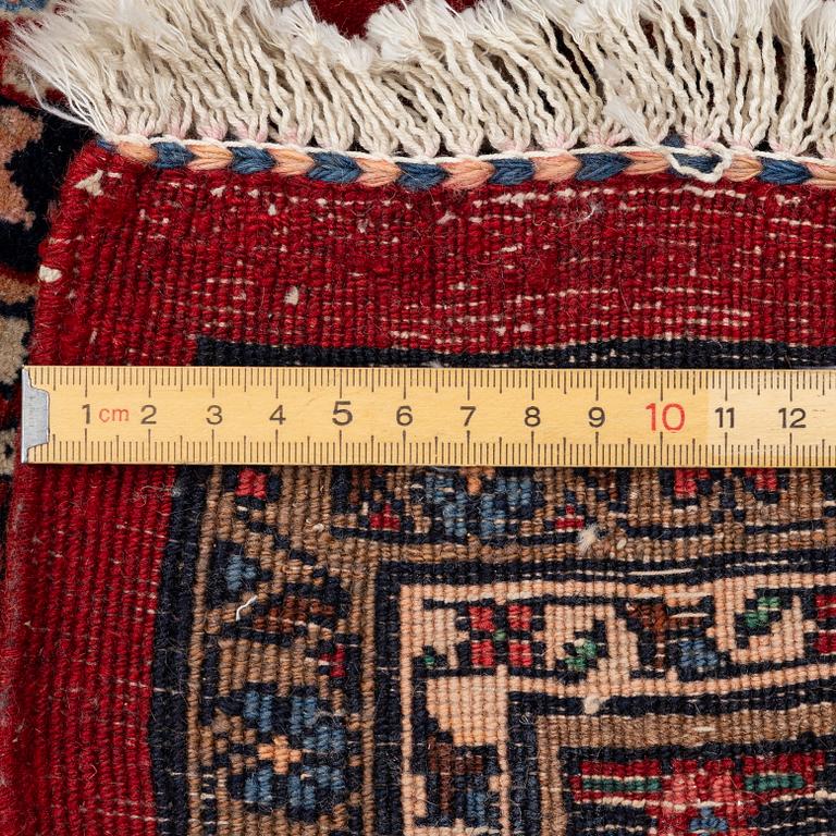 An old Bidjar rug, c. 225 x 143 cm.