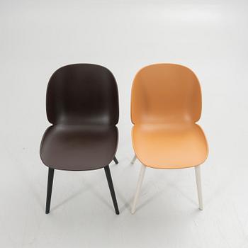 GamFratesi, chairs, 4 pcs, "Beetle Chair", Gubi, Denmark.
