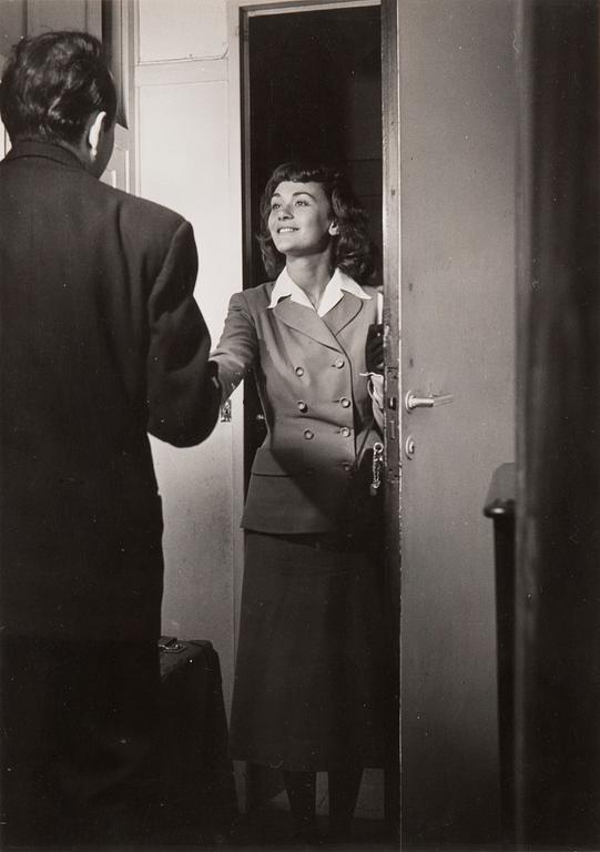 ROBERT DOISNEAU, gelatinsilverfotografi, stämplad a tergo.
