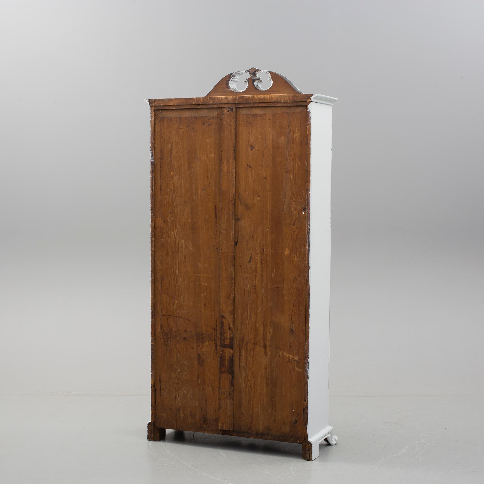 KLÄDSKÅP/VITRINSKÅP, 1800-talets slut.