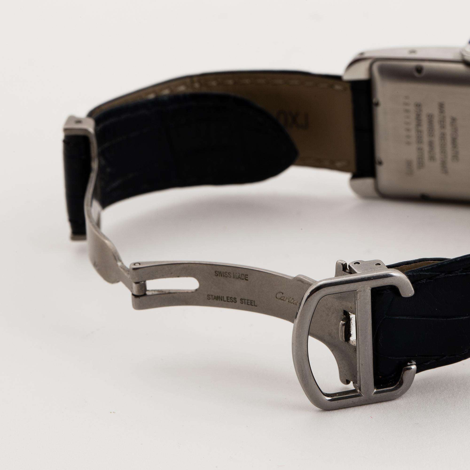 Cartier, Tank Américaine,  armbandsur, 26 x 45 mm.