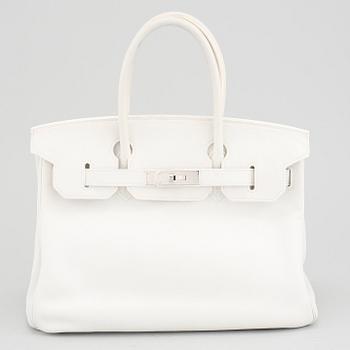 HANDBAG, Hermès. Modell "Birkin 30".