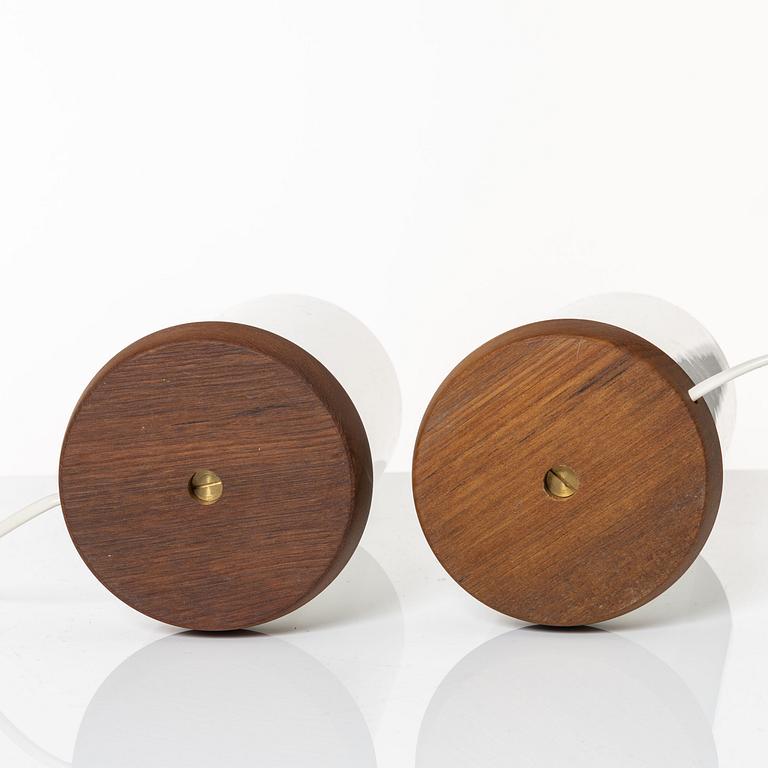 Uno & Östen Kristiansson, bordslampor, ett par, Luxus, 1960-tal.
