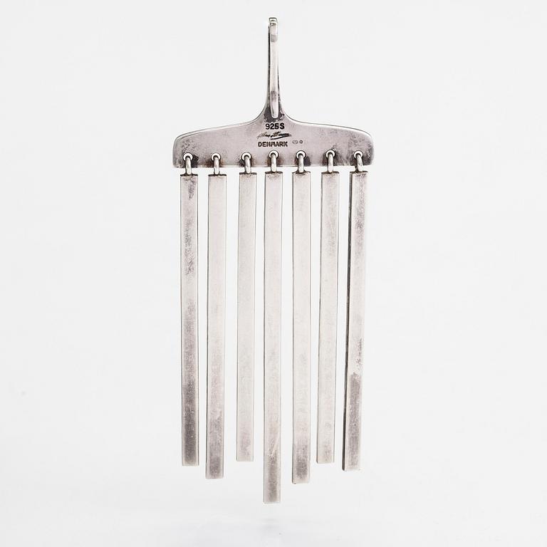 Bent Gabrielsen, a sterling silver pendant for Hans Hansen, Denmark.