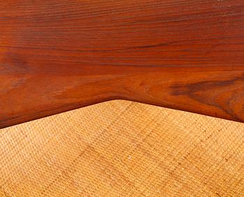 A sofa 417 and a table 519, Peter Hvidt & Orla Mörgaard Nielsen, Minerva series, France & Daverkosen, Denmark, 1950s.