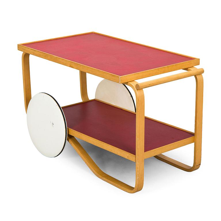 Alvar Aalto, tarjoiluvaunu O.Y. Huonekalu-ja Rakennustyötehdas A.B. 1950-luku.
