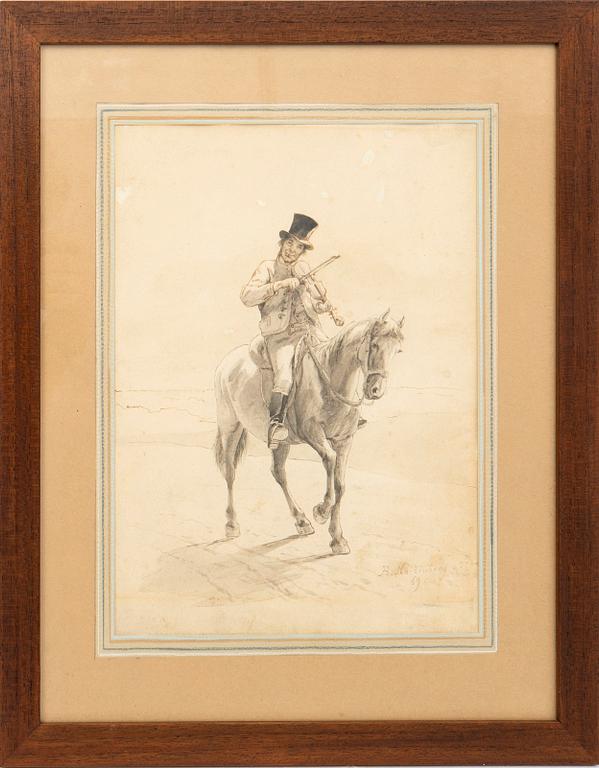 Bengt Nordenberg, Violinist on Horseback.