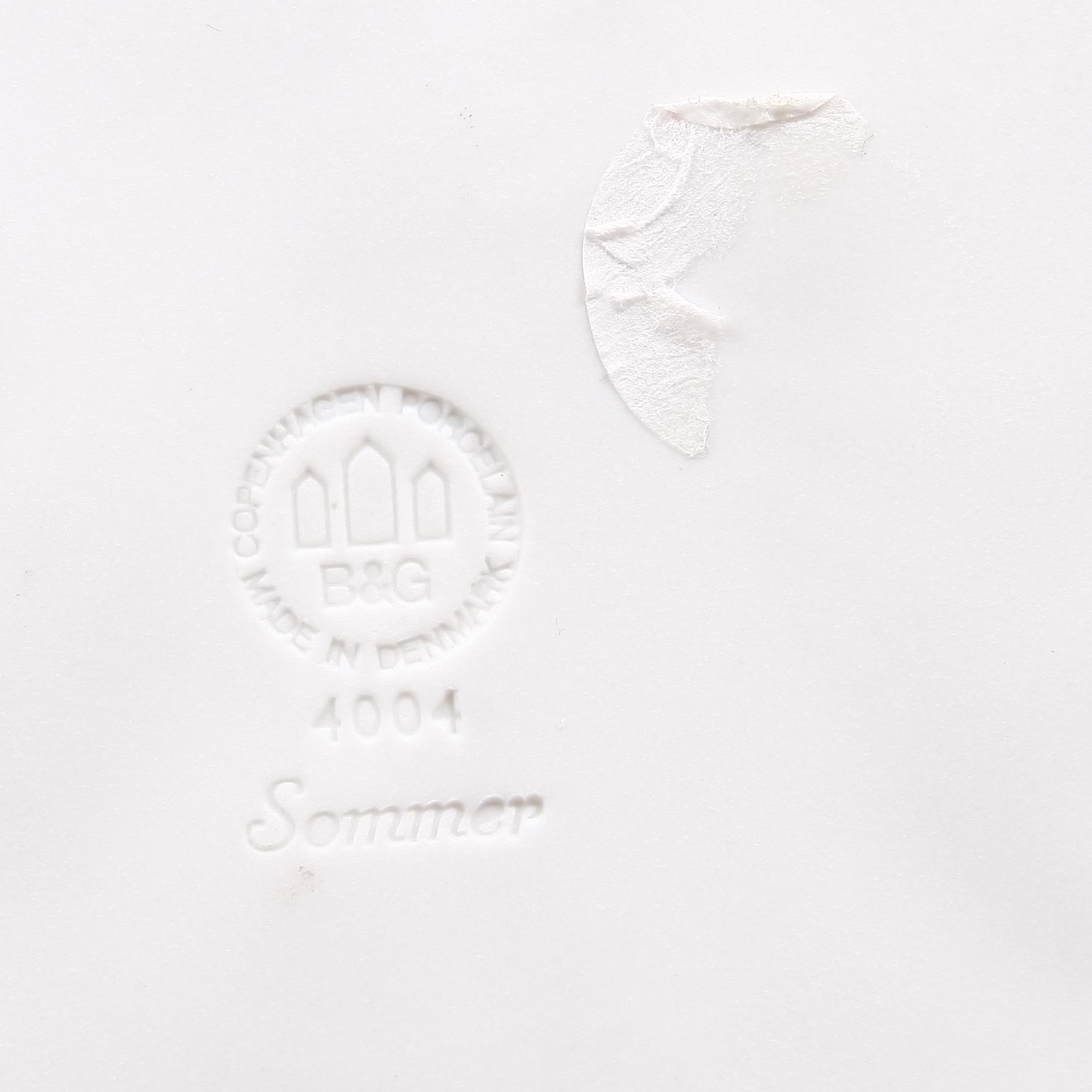 VÄGGRELIEFER, 4 st, parian, Bing & Gröndahl.