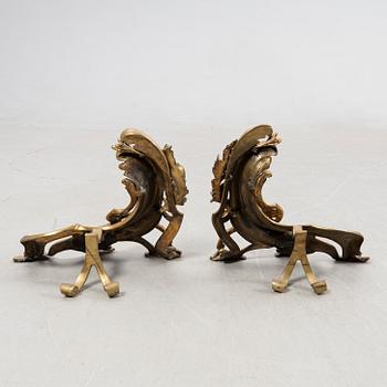 Eldhundar, ett par, Rokokostil, 1900-tal.