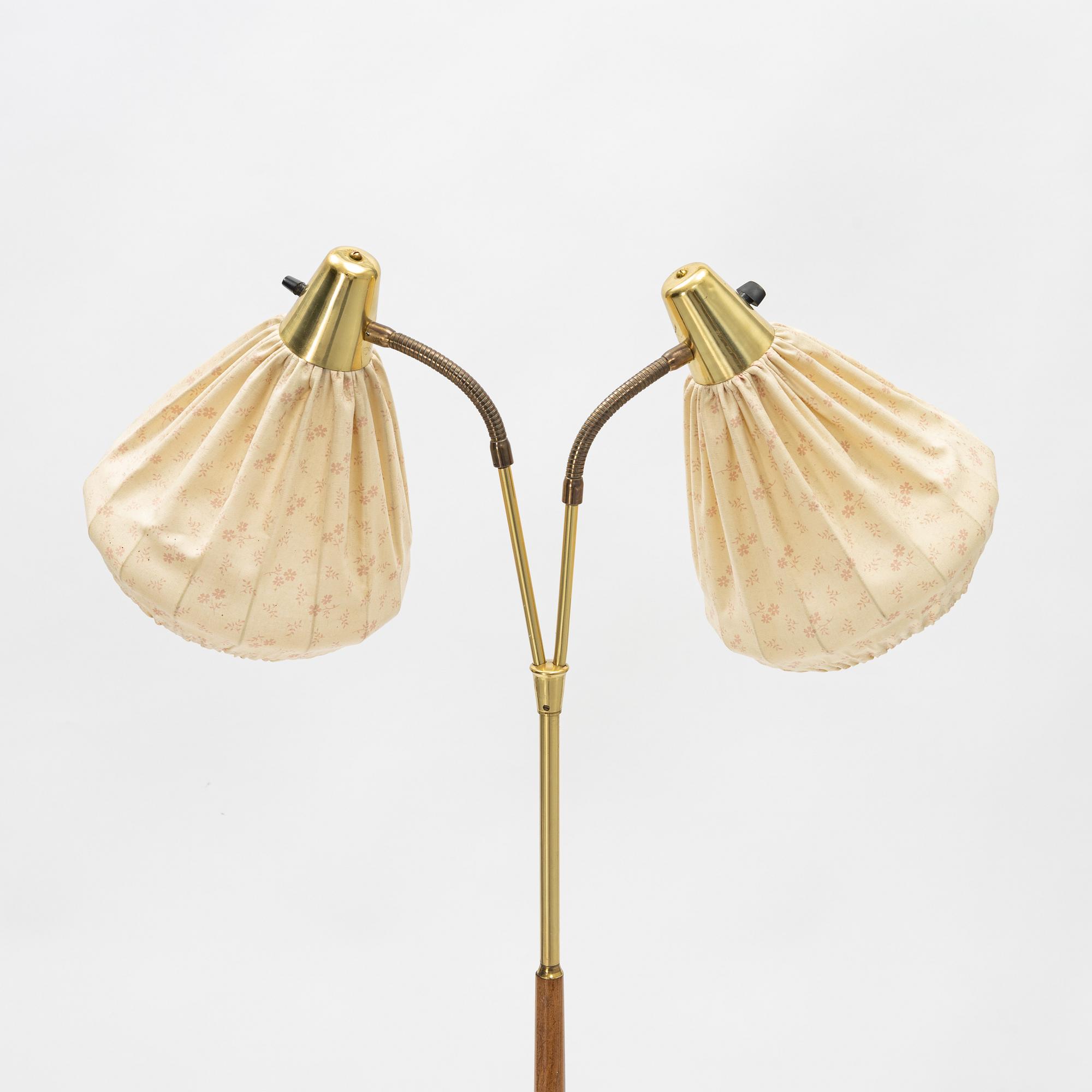 A floor lamp, EAE Eskilstuna, mid 20th century.
