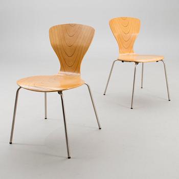 A pair of "Nikke" chairs, designed in 1958 for Asko.