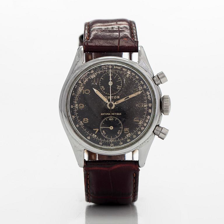 Lorton, chronograph, wristwatch, 36 mm.