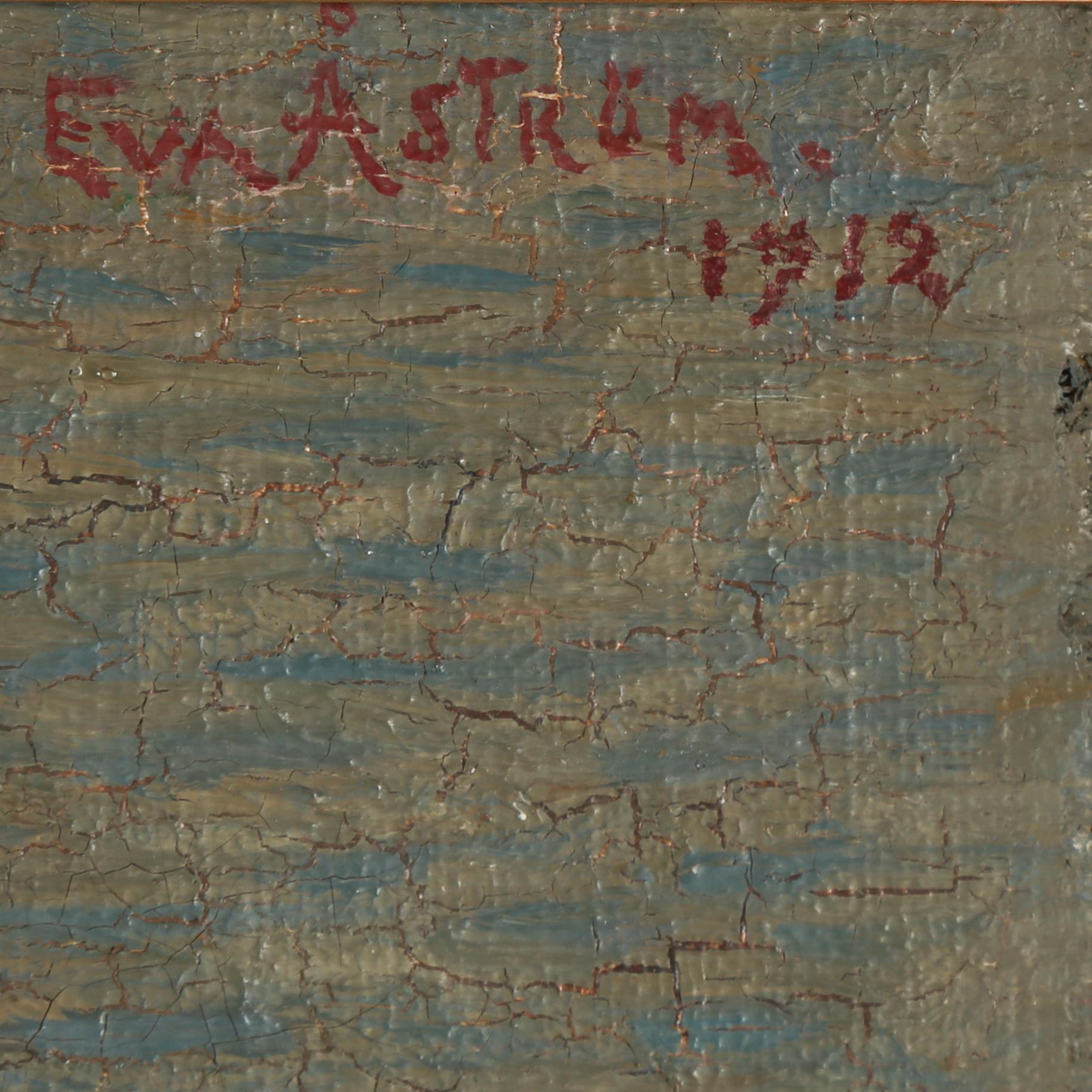 EVA ÅSTRÖM, Olja på duk, signerad och daterad 1912.