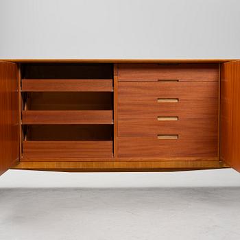 Bertil Fridhagen, a rare elm sideboard, Svenska Möbelfabrikerna, Bodafors, 1940s.