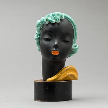 FIGURIN, porslin, Goldsheider.