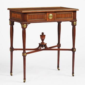Bord, av Gottlieb Iwersson (mästare i Stockholm 1778-1813), signerat och daterat 1794, Sengustavianskt.