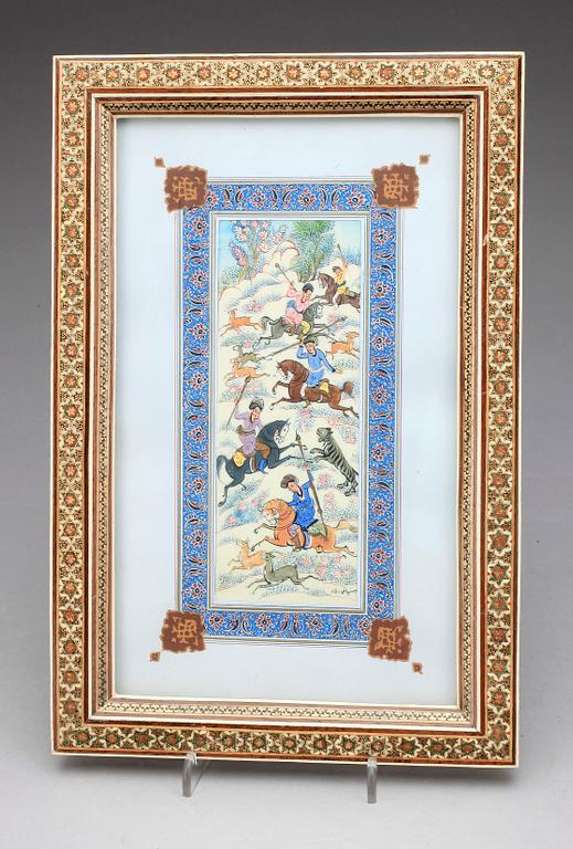 OKÄND KONSTNÄR, Gouache på papper, orientalisk, 1900-tal.