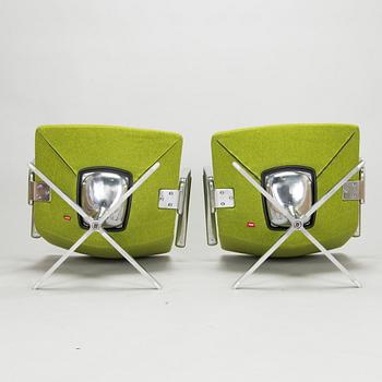 Lievore Altherr Molina, A pair of 'Catifa 60' chairs for Arper. Italy 21th century.