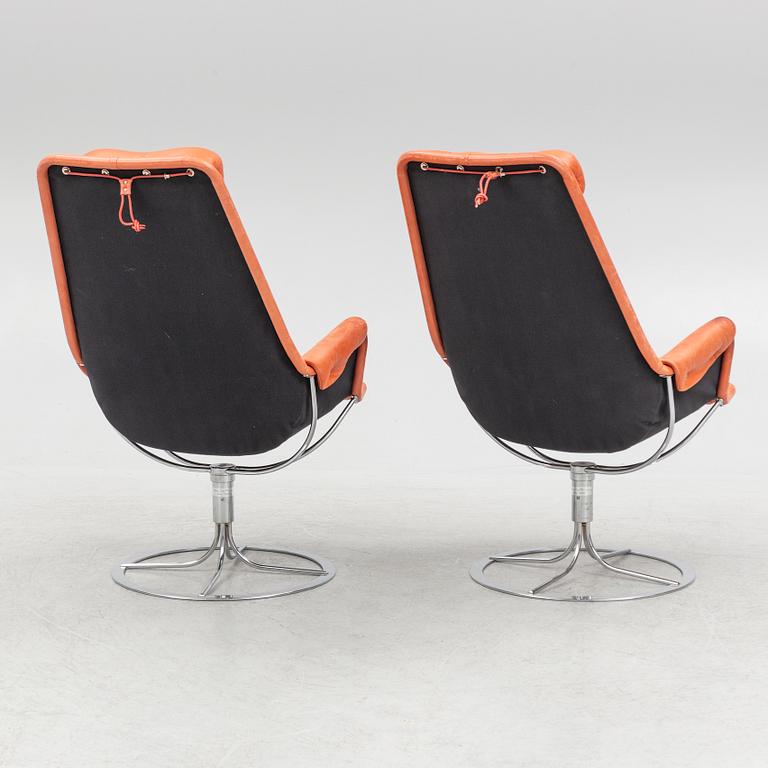 Bruno Mathsson, armchairs, a pair, "Jetson", Dux, late 20th century.