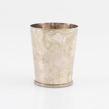 Wiwen Nilsson, bägare, silver, Anders Nilsson, Lund, 1941.