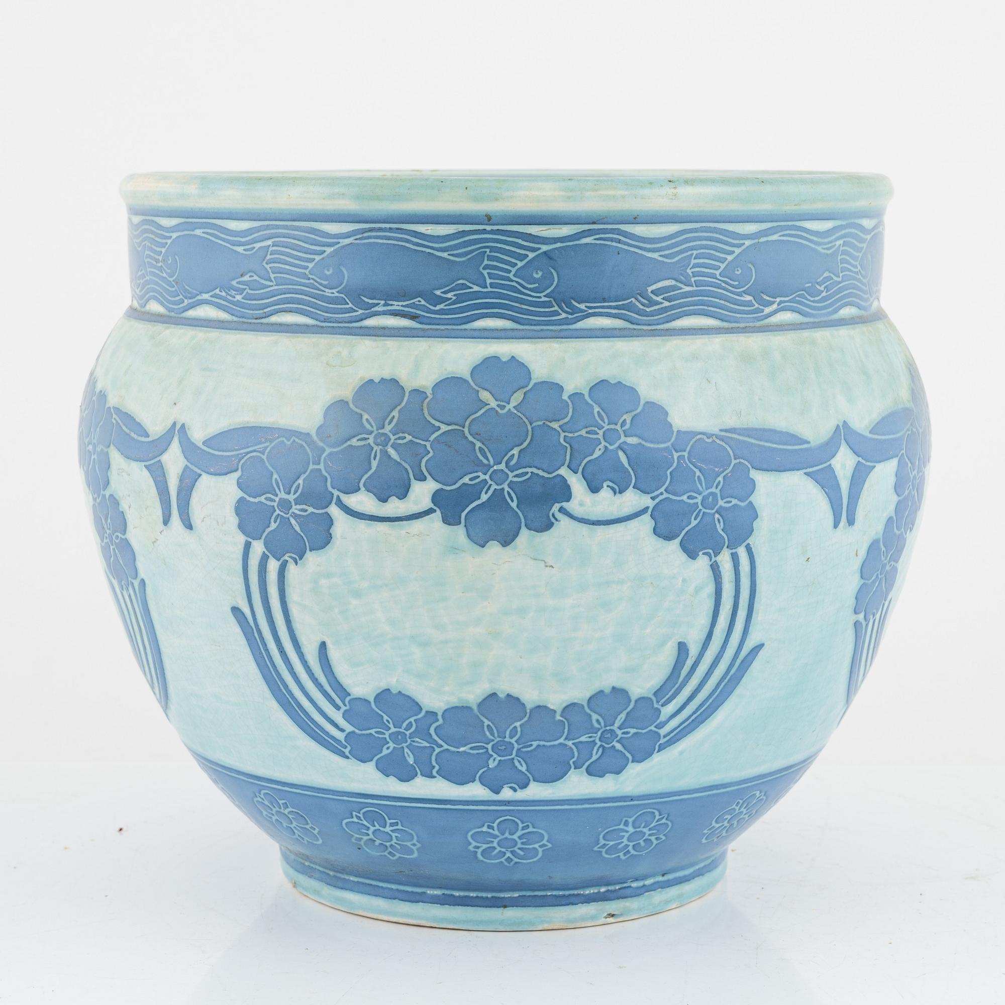 Josef Ekberg, ytterfoder, "Sgrafitto", Gustafsberg, 1913.