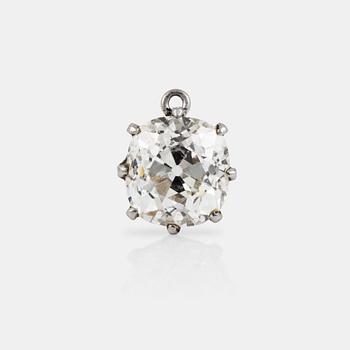 1110. A circa 1.80 ct old-cut diamond  pendant. Quality circa K-L/VS.