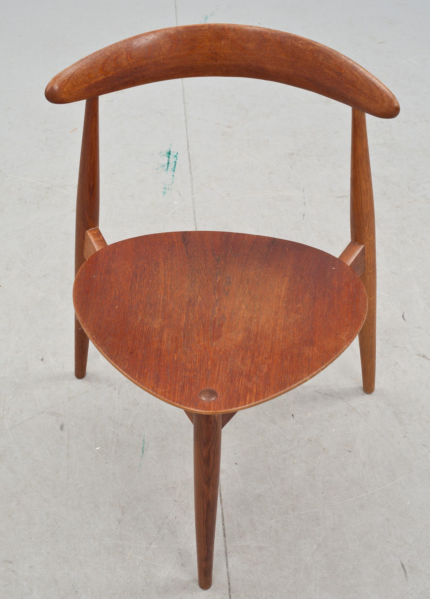 STOL, "Hjerte-stolen", Hans J. Wegner, Fritz Hansen.