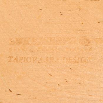 Ilmari Tapiovaara, sohva / nojatuoleja 3 kpl, valmistaja Lukkiseppo, 1900-luvun puoliväli.