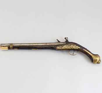 2 18th century flintlock pistols for the oriental market.