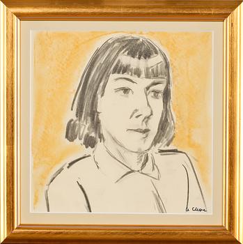 Agnes Cleve · AGNES CLEVE, blandteknik, stämpelsignerad.