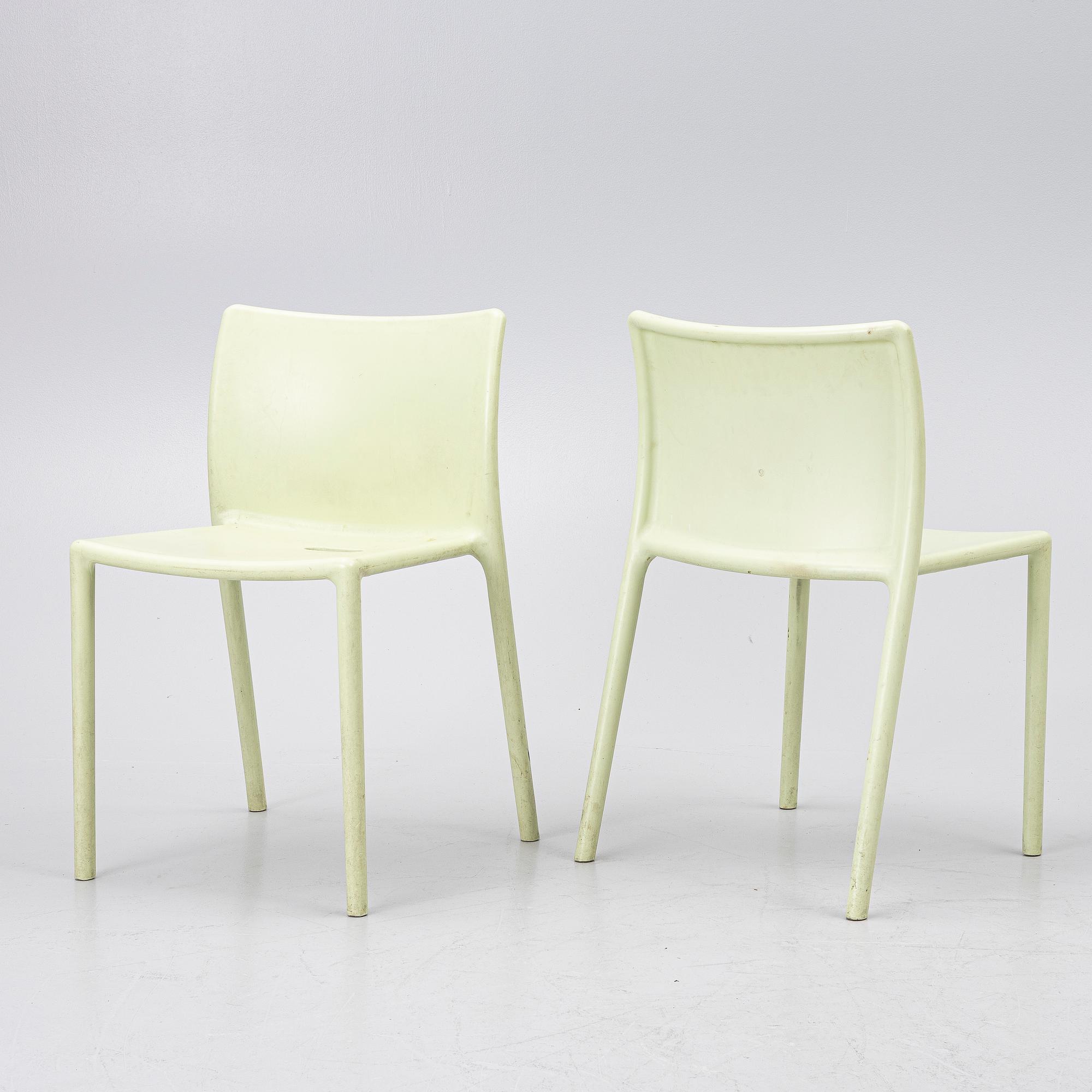 Jasper Morrison, stolar, 8 st, "Air", Magis, Italien.