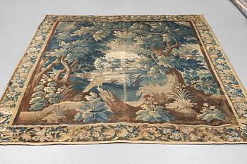 A tapestry, "Verdure", tapestry weave, 270 x 225 cm, Flanders 17th century.