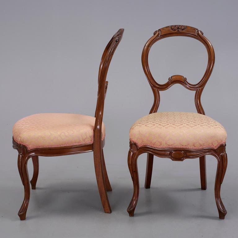 STOLAR, 8 st, nyrokoko, 1800-talets slut.