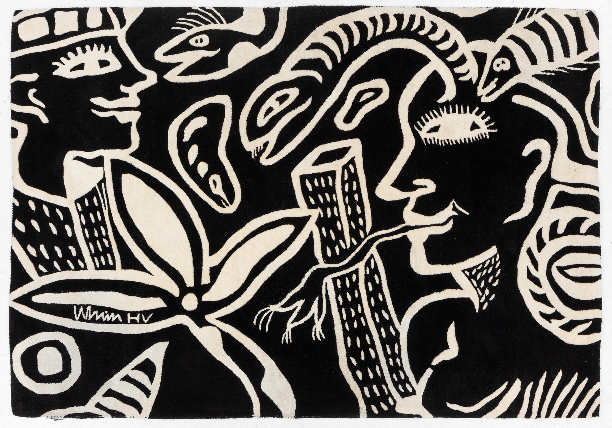 Ulrica Hydman-Vallien, rug, "Esperanto", approx. 224 x 157 cm.