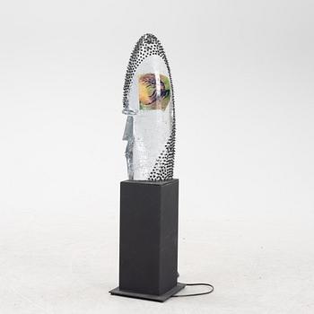 Kjell Engman, glasskulptur, Kosta Boda, unik.
