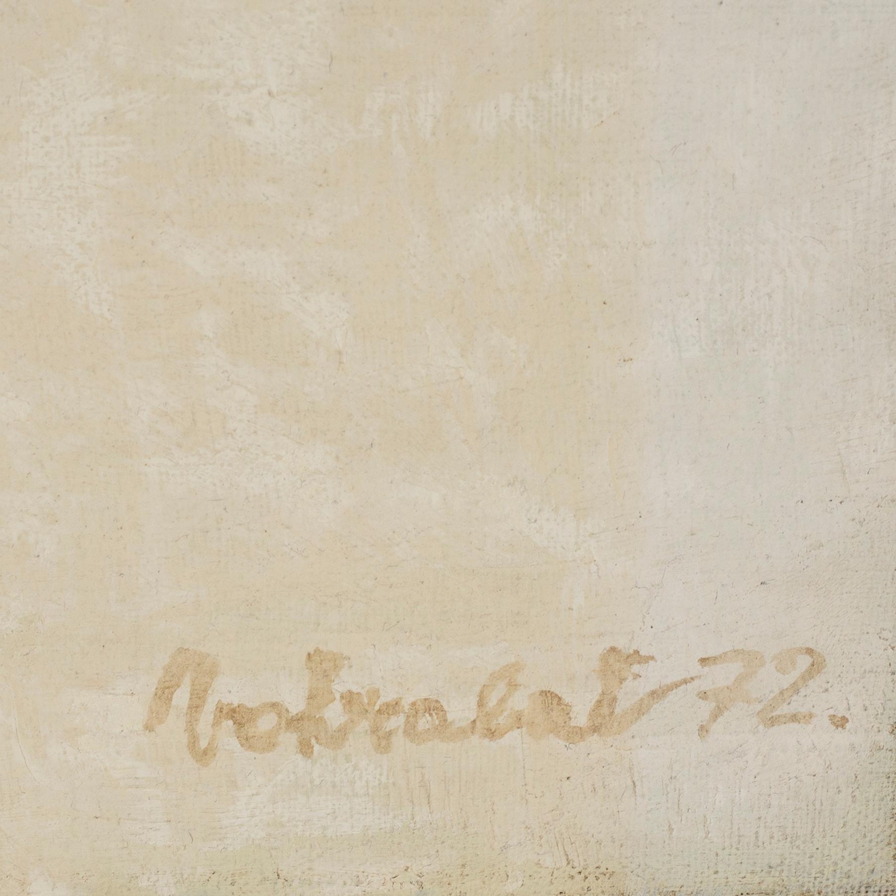 Josef Vohrabal, oil on canvas, signed and dated 1972.