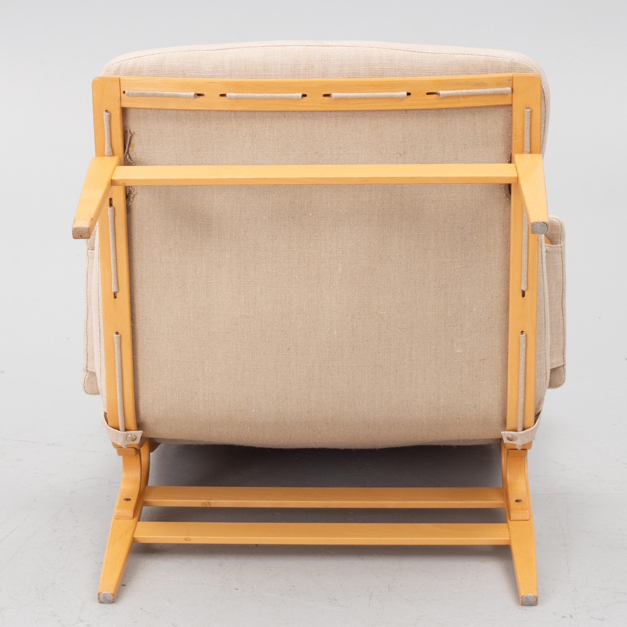 Bruno Mathsson, Armchair 'Ingrid', Dux, late 20th century.
