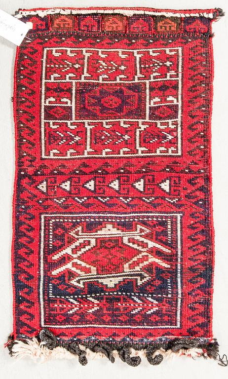 Väska Bachtiari chanteh antik ca 76x44 cm.