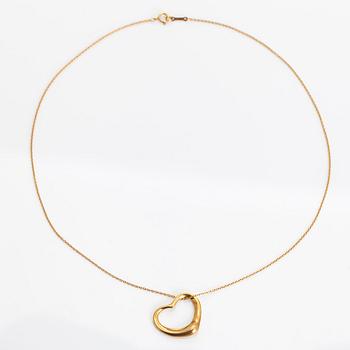 Tiffany & Co, Elsa Peretti, halsband, "Open Heart", 18K guld.