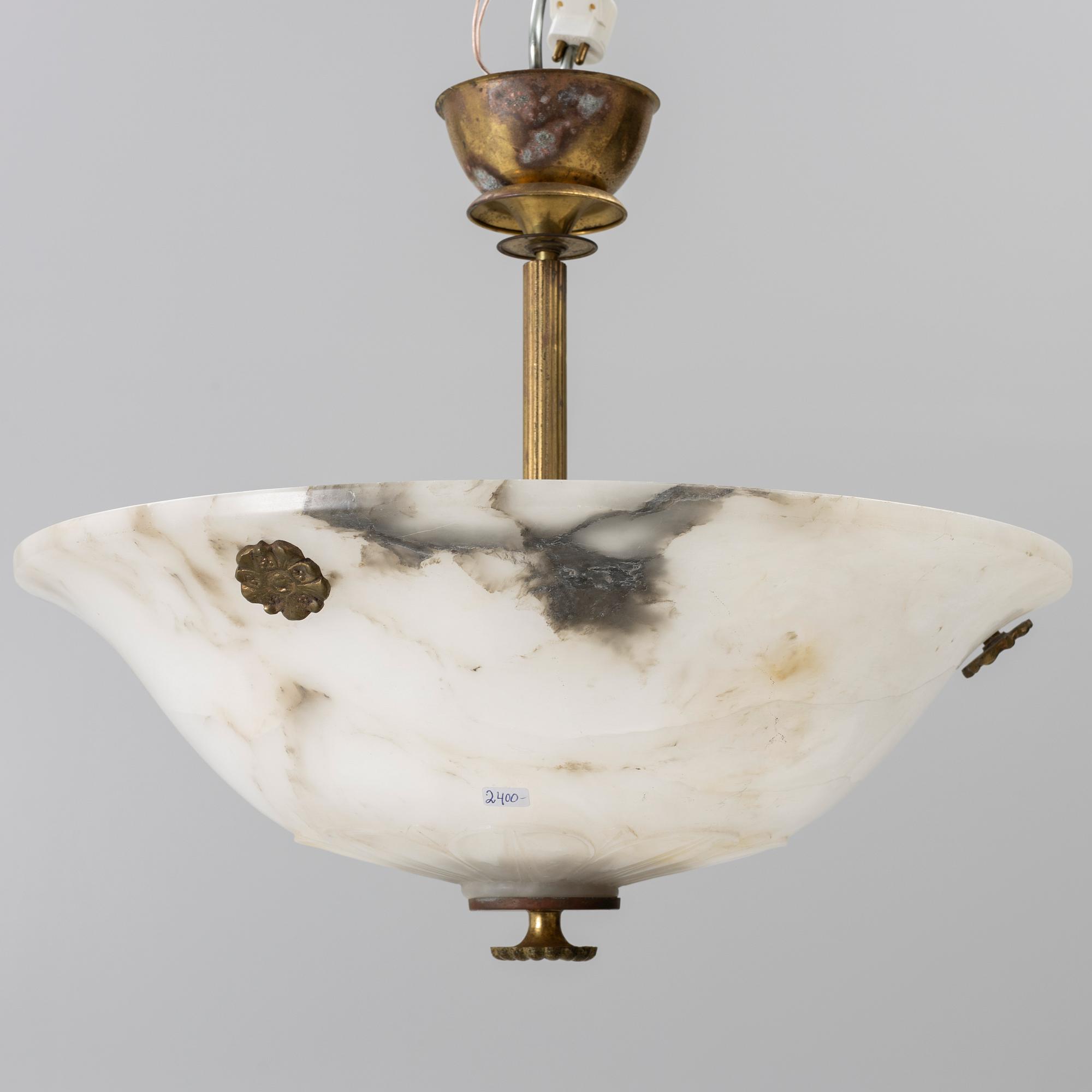 Ceiling lamp, first half of the 20th century.