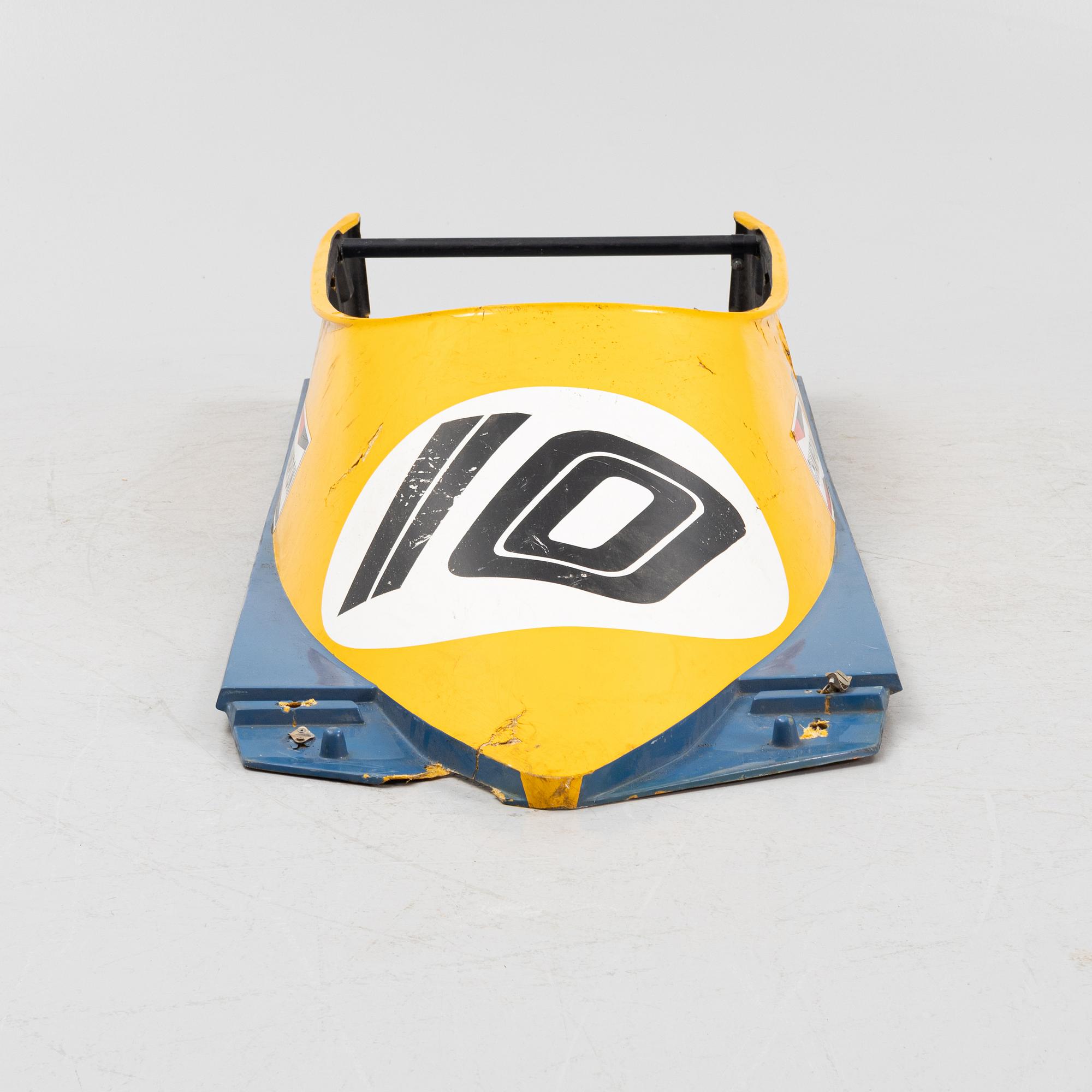 Cockpit front from a March 761, a Formula 1 Racing Single Seater wrecked by Ronnie Peterson 1976 at Zolder, Belgium.