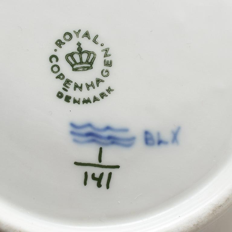 ROYAL COPENHAGEN, a part 'Musselmalet' porcelain dinner service, Denmark (53 pieces).