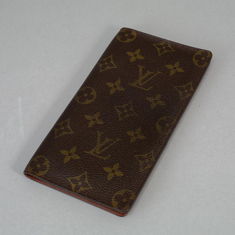 LOUIS VUITTON, two monogram canvas wallets.